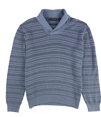 Perry Ellis Mens Striped Pullover Sweater, TW1