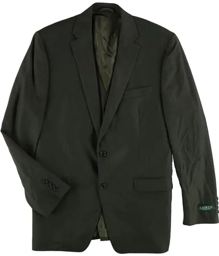 Ralph Lauren Mens 2 Piece Two Button Blazer Jacket, TW1