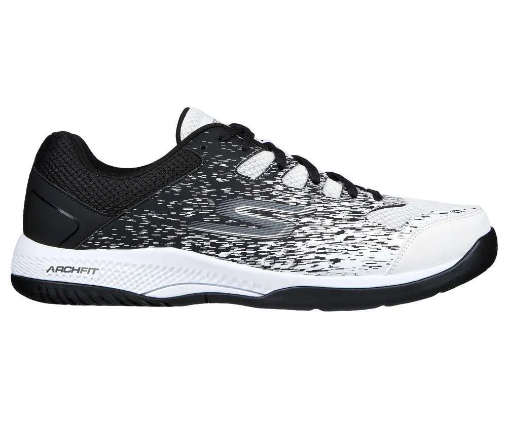 Skechers Men’s Viper Court Shoes Pickleball – White Black