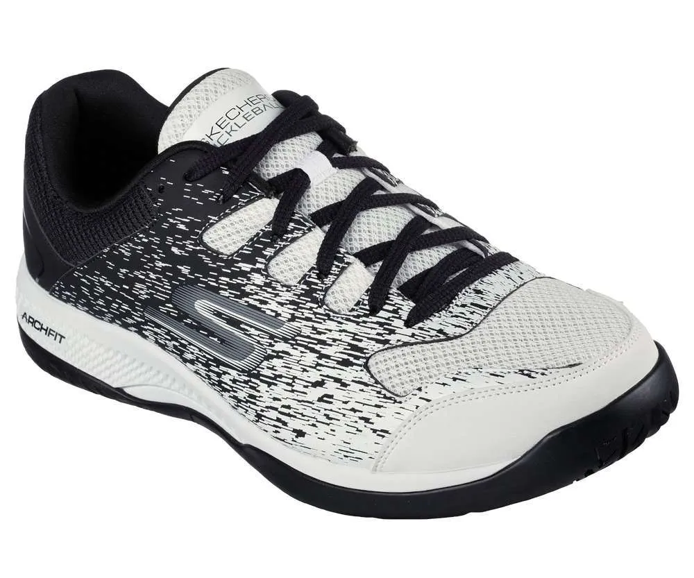 Skechers Men’s Viper Court Shoes Pickleball – White Black