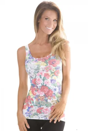 Skinny Tees Floral Bouquet Tank