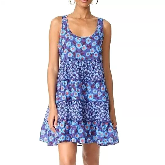 Sleeveless kate spade floral cover up dress