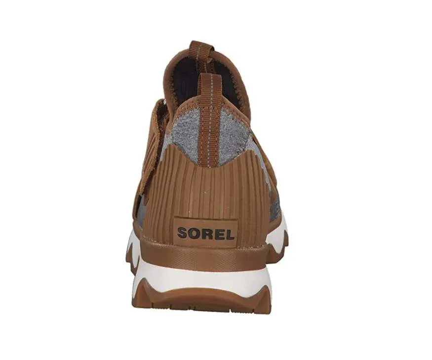 SOREL Women’s Kinetic Sneak Sneaker (Camel Brown/Sea Salt)