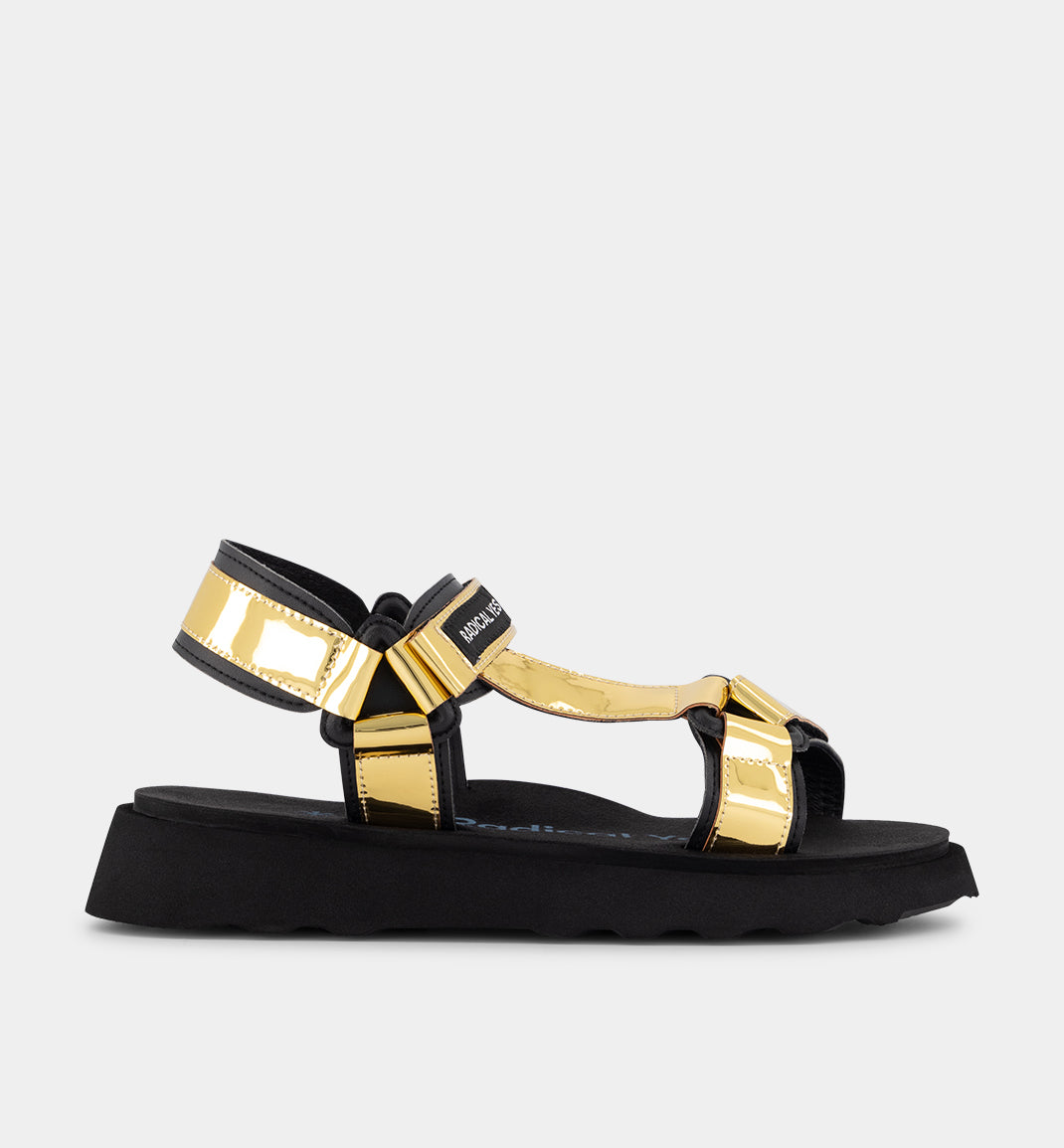 Space Jam Leather Hiking Sandal | Metallic Gold