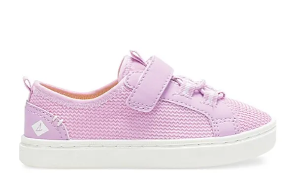 Sperry Girls Abyss Hook & Loop Washable Sneaker- Lilac