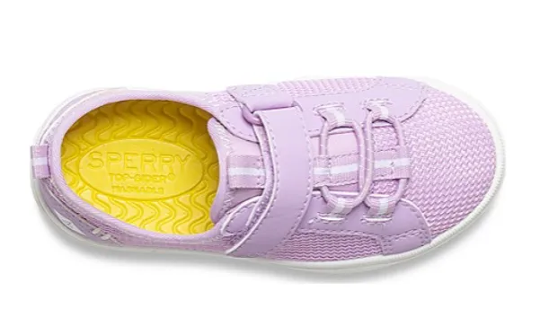 Sperry Girls Abyss Hook & Loop Washable Sneaker- Lilac