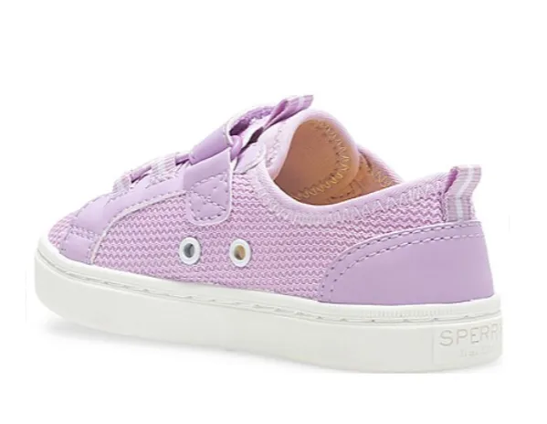 Sperry Girls Abyss Hook & Loop Washable Sneaker- Lilac