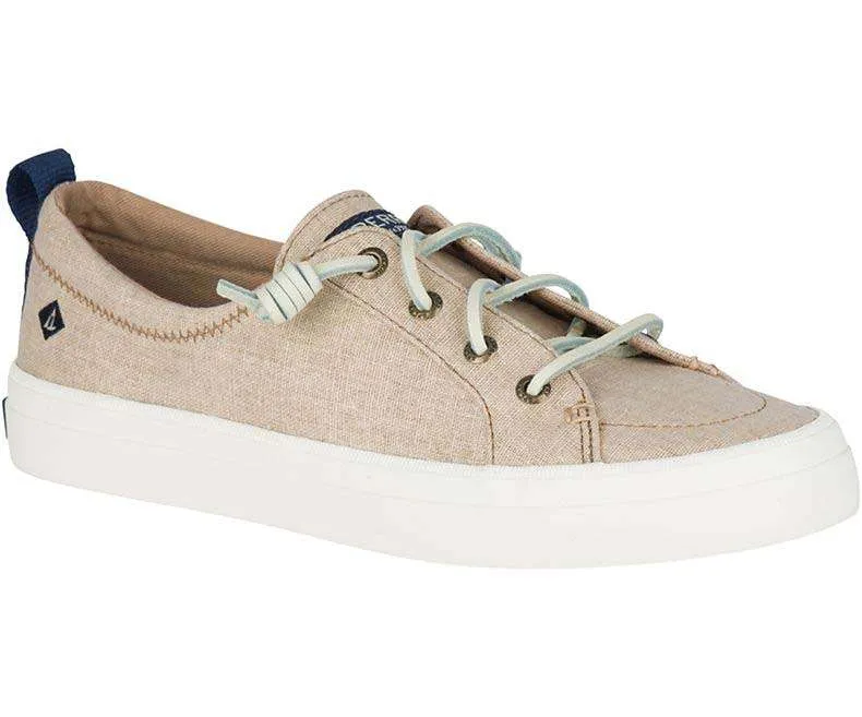 Sperry Women’s Crest Vibe Washed Linen Sneaker #STS83179