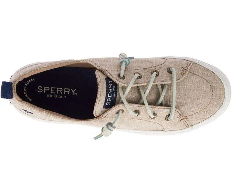 Sperry Women’s Crest Vibe Washed Linen Sneaker #STS83179