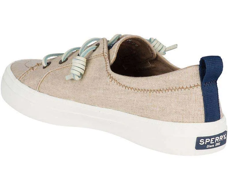 Sperry Women’s Crest Vibe Washed Linen Sneaker #STS83179