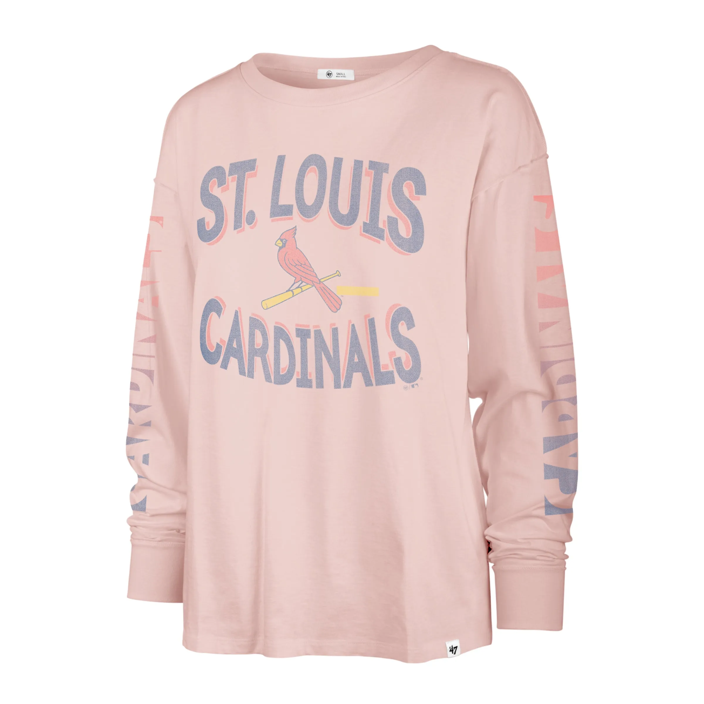 ST. LOUIS CARDINALS CLOUD NINE '47 SOA LONG SLEEVE TEE WOMENS