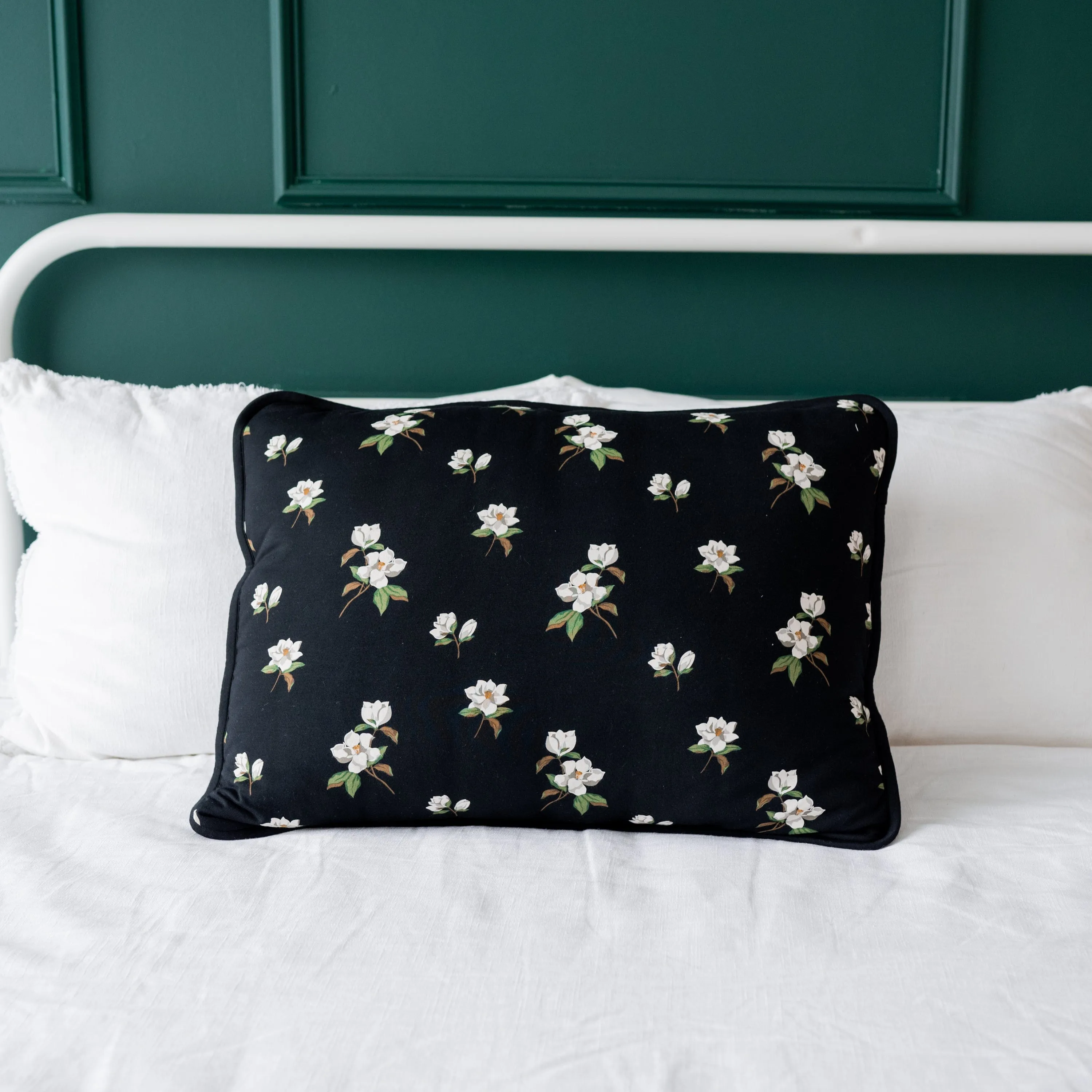 Standard Pillowcase in Big Midnight Magnolia