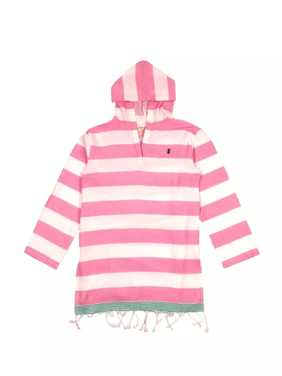 Striped Cover Up Dress in Pink