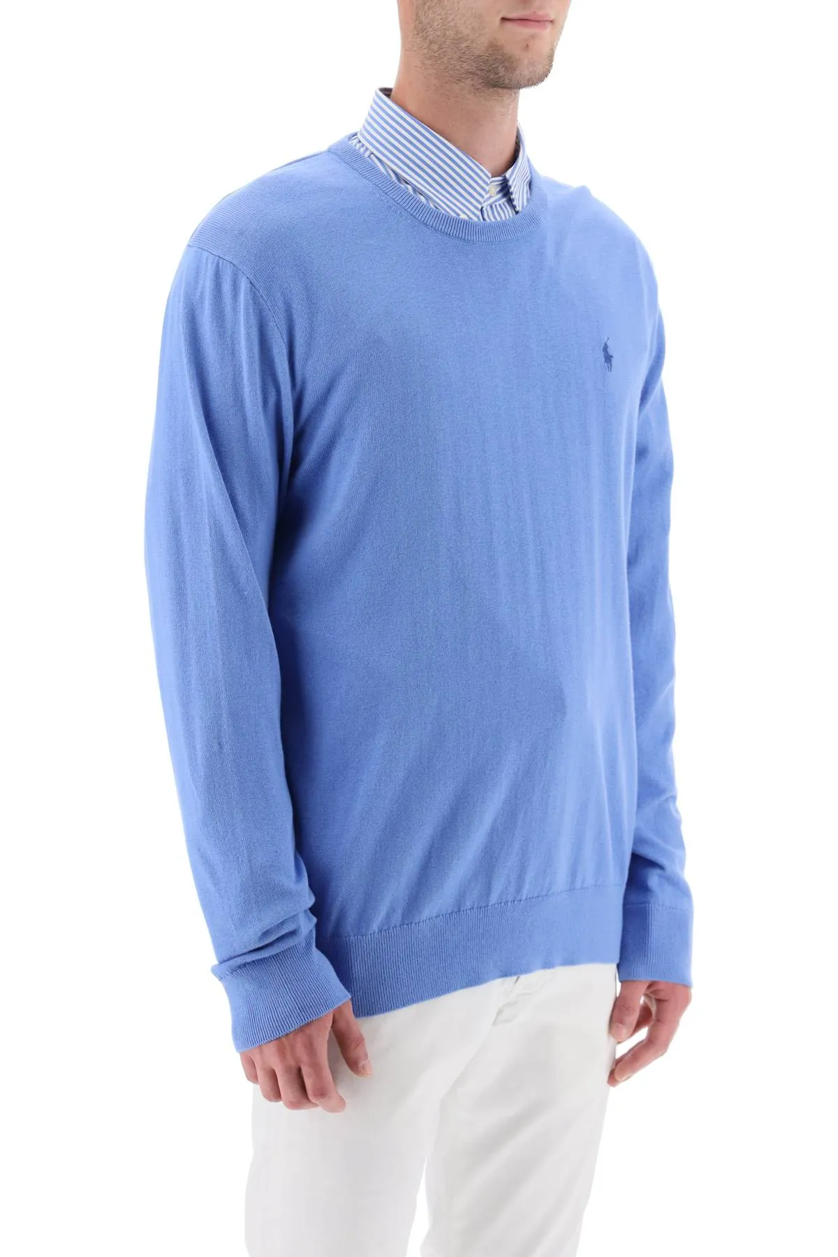 Sweater In Cotton And Cashmere