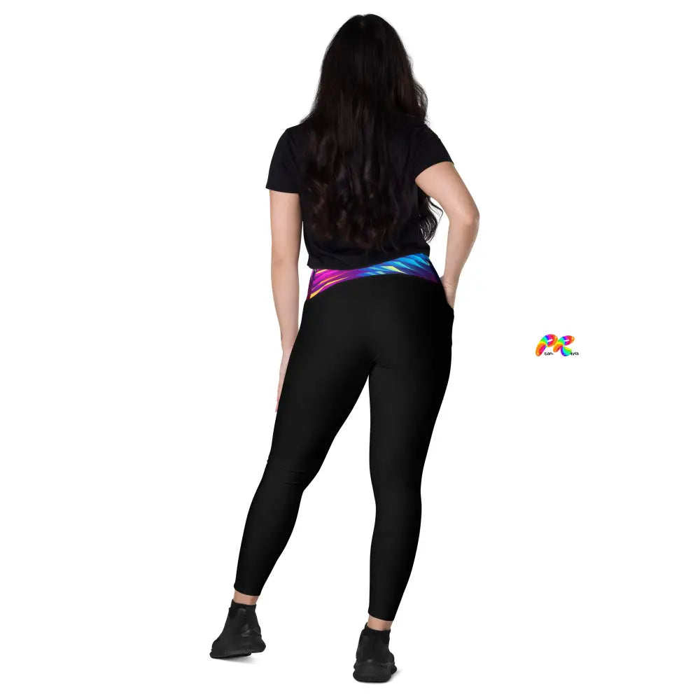 Techno Spectrum Leggings with Pockets