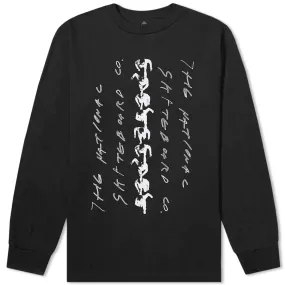 The National Skateboard Co. Long Sleeve Walker TeeBlack