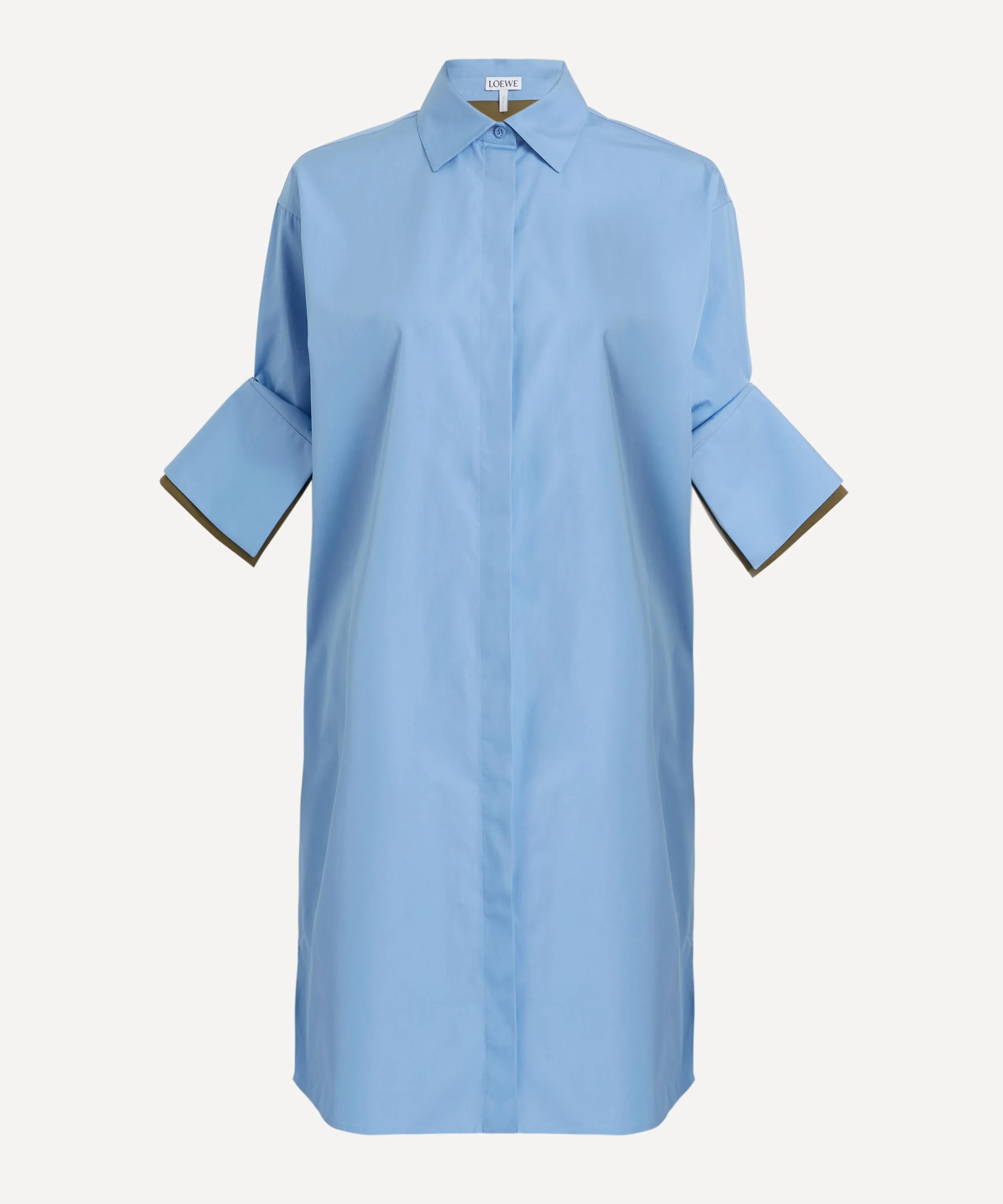 Turn-Up Shirt Dress