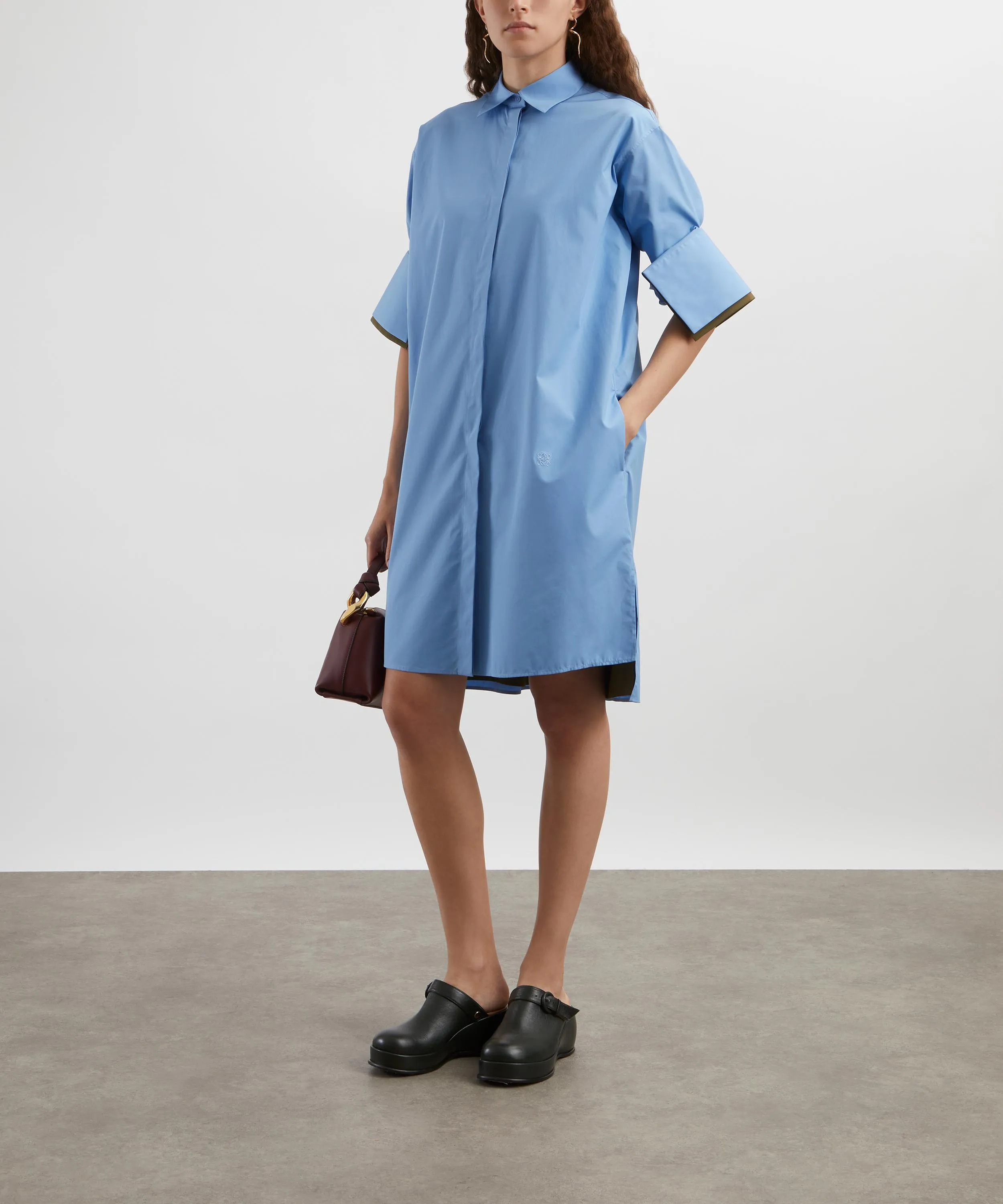 Turn-Up Shirt Dress