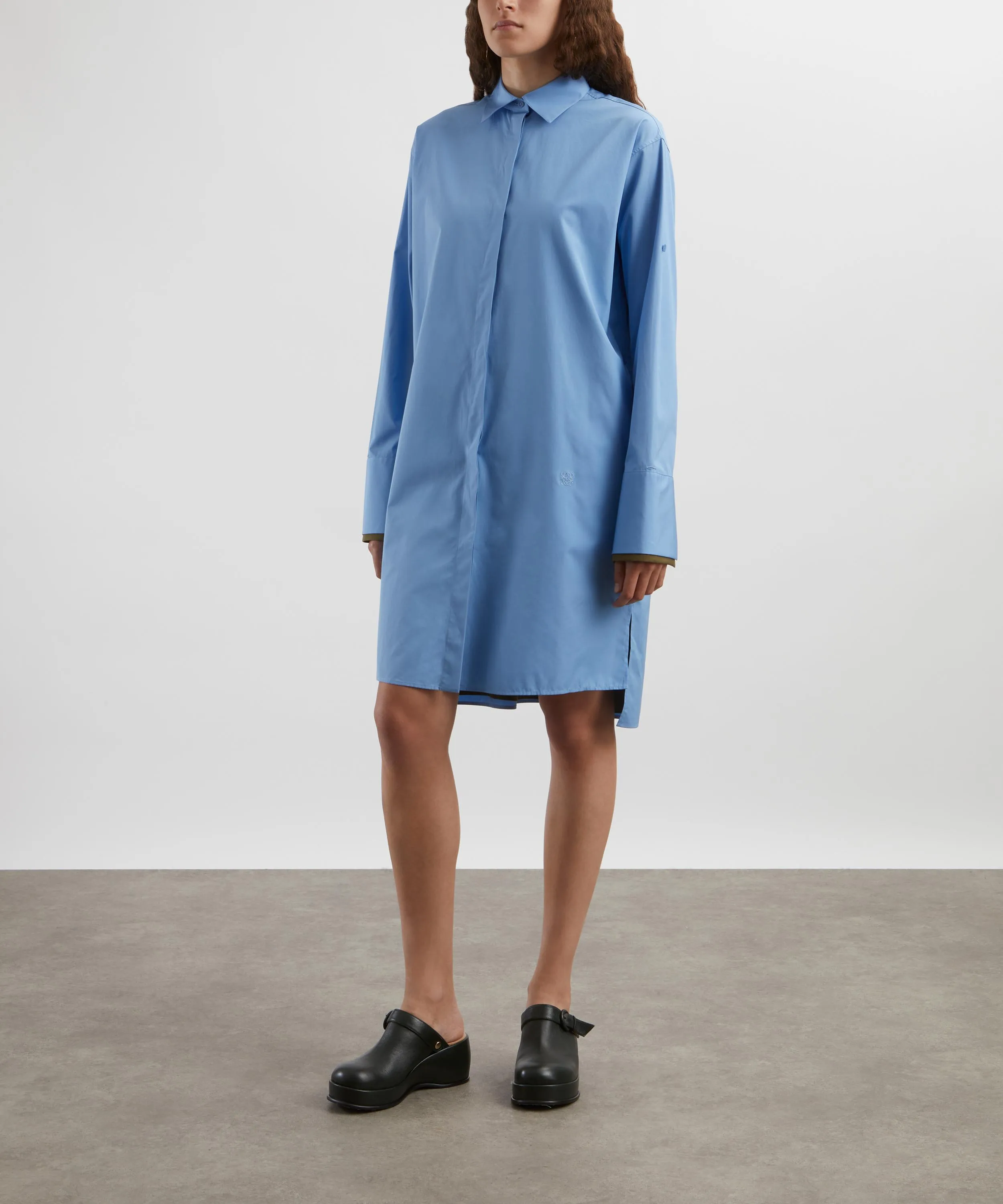 Turn-Up Shirt Dress