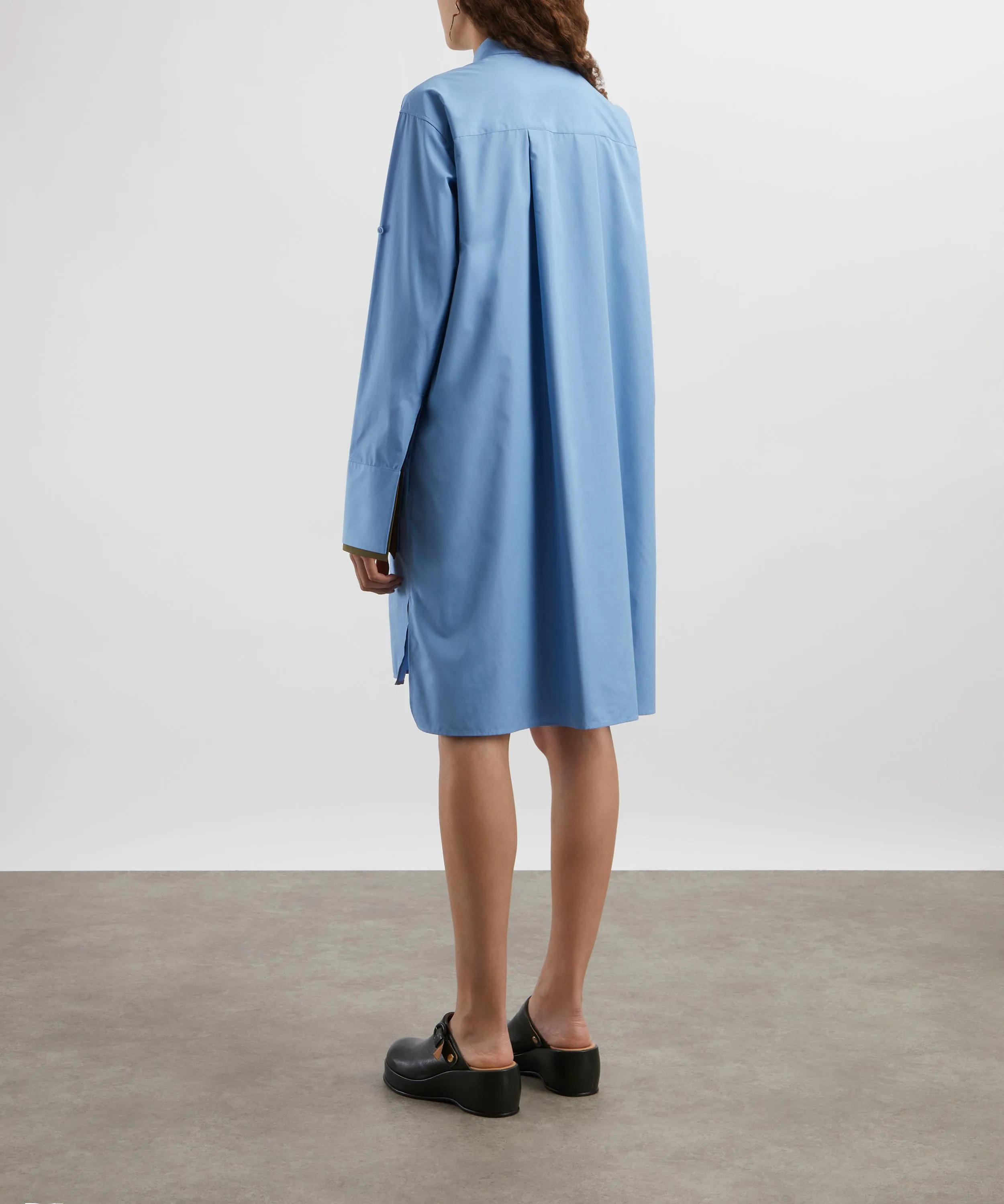 Turn-Up Shirt Dress