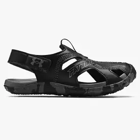 Under Armour Black/Pitch Grey Fat Tire Defender Children’s Sandal