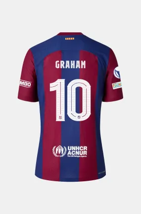 UWCL FC Barcelona home shirt 23/24 - Long-sleeve - GRAHAM