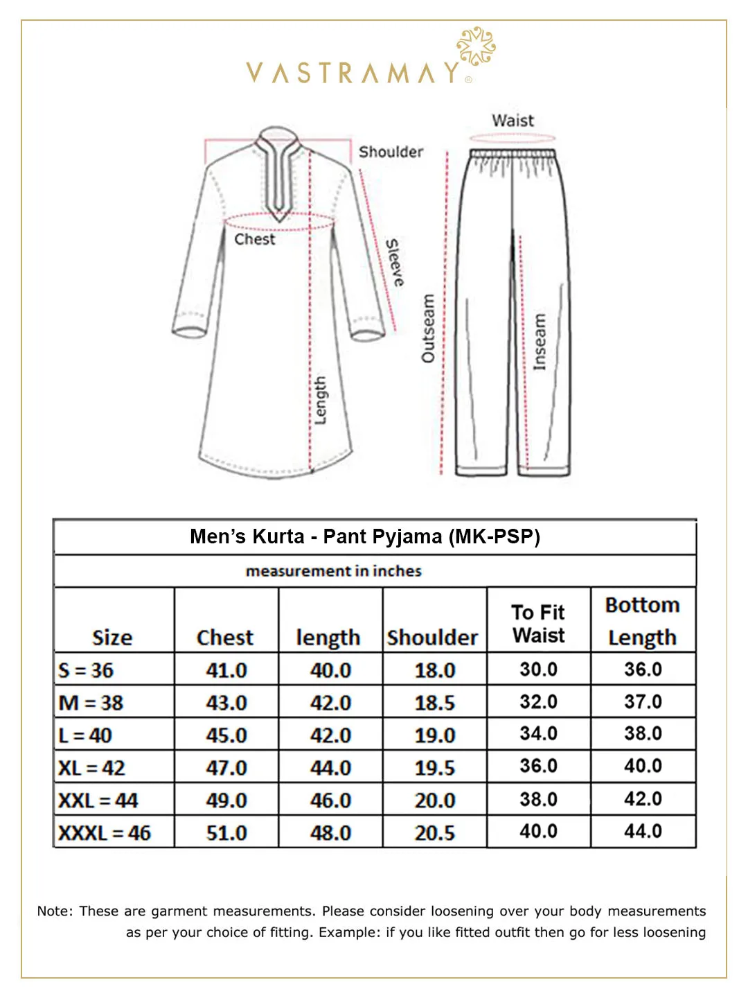 VASTRAMAY Men's Blue And White Cotton Kurta And Pant Style Cotton Pyjama Set