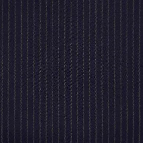 VITALE BARBERIS CANONICO (Revenge Super 150's) - Made In Italy - Midnight Blue Narrow Chalkstripes