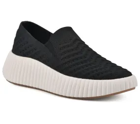 White Mountain Platform Slip On Fashion Sneaker- Dyno