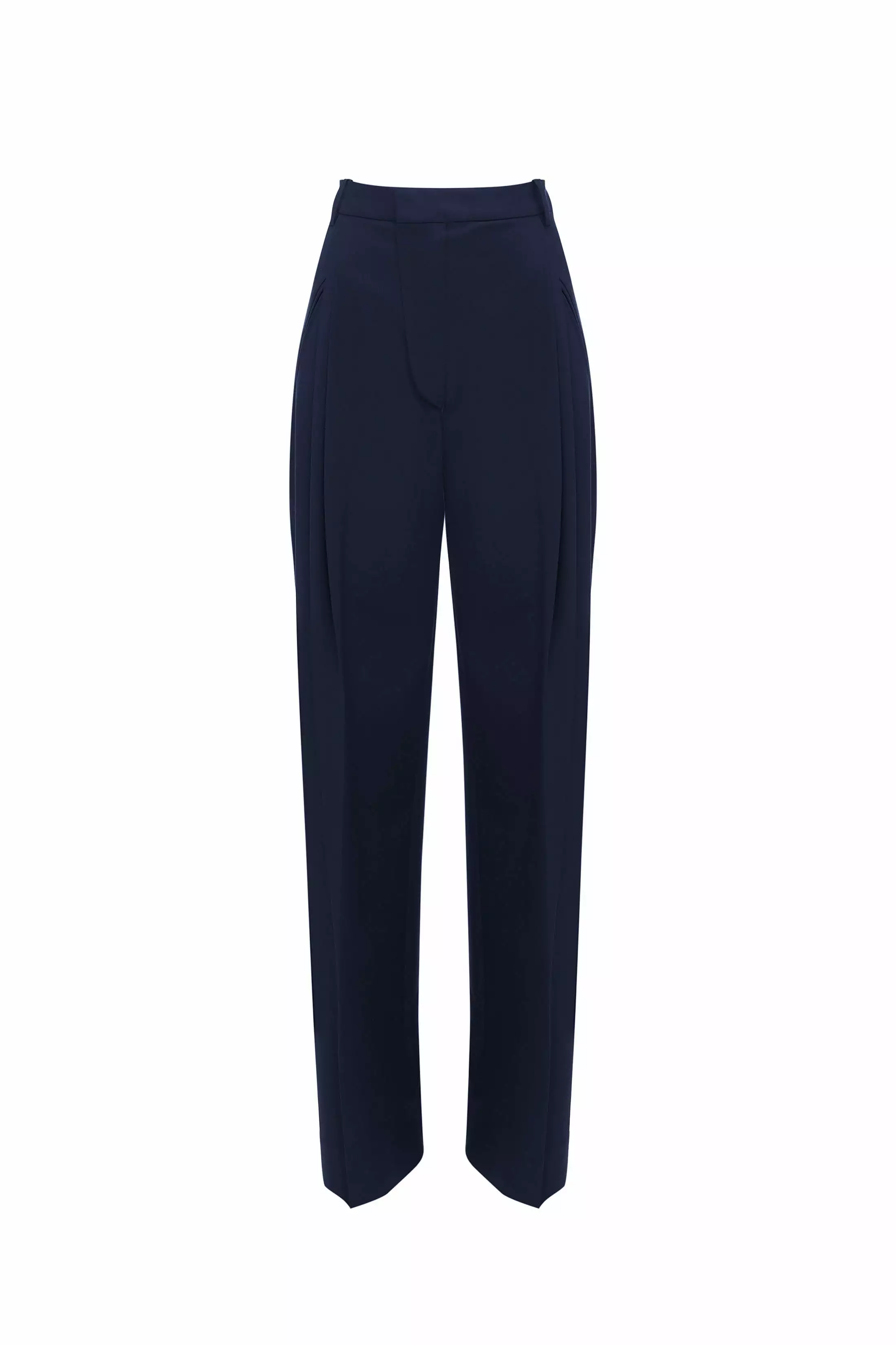 Wide Leg Trouser In Midnight