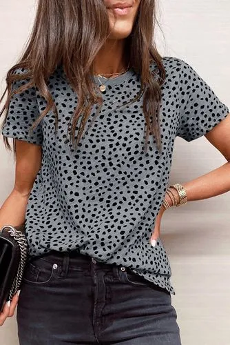 Women's T-shirt Short Sleeve T-shirts Printing Fashion Spot