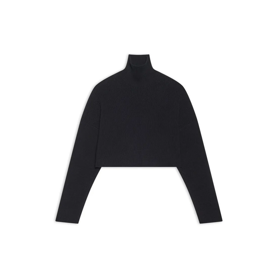      Women's Cropped Sweater  in Black 