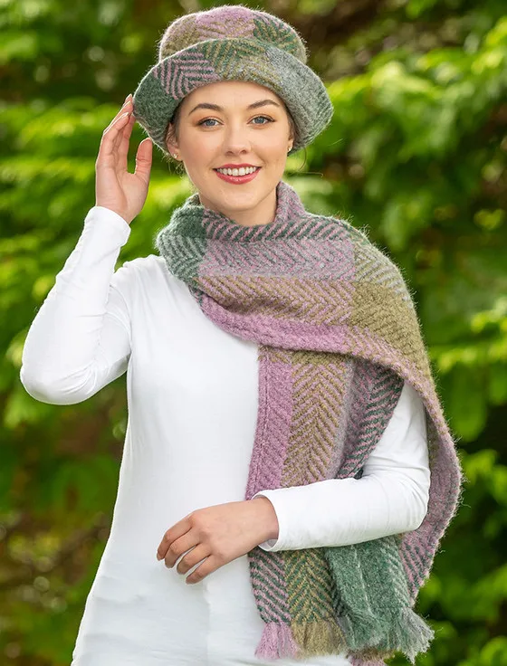 Wool Country Scarf - Multi-Loden