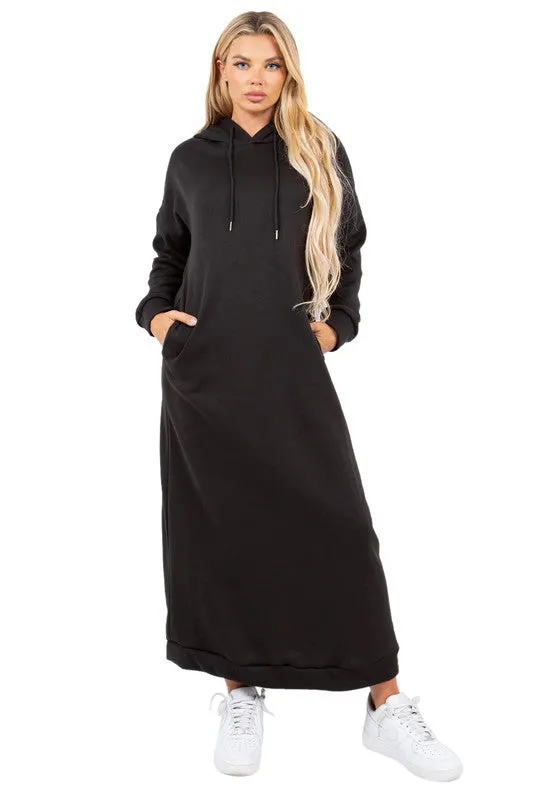 Wrap Me Up Sweatshirt Dress